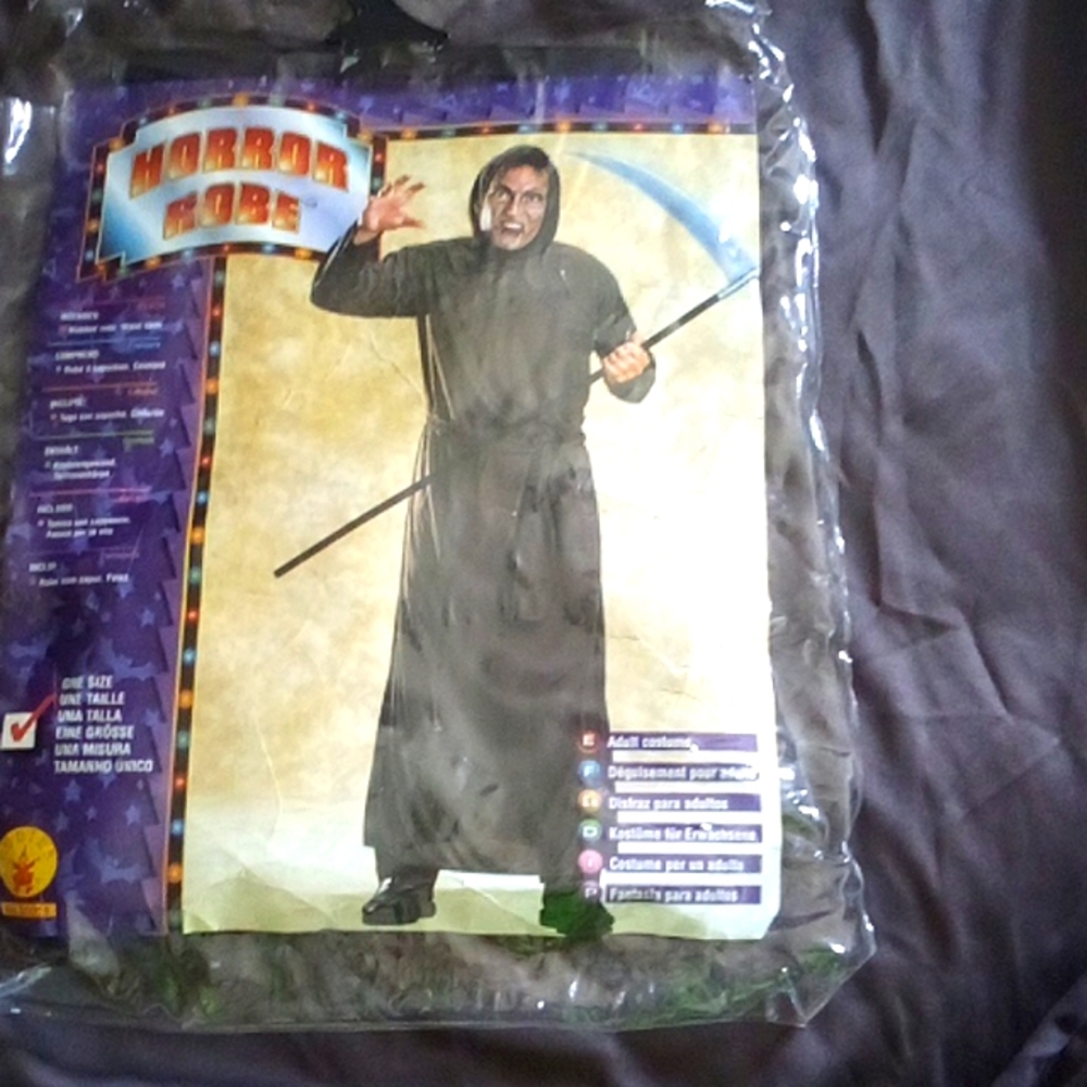 Bad monk/ warlock /horror robe kids large EUC 36" chest